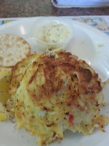 Father's Day crab cake